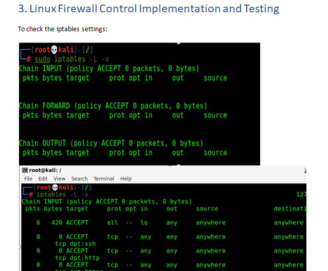 Project 2: Network Access Controls