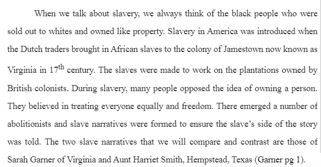 African American History Before 1877