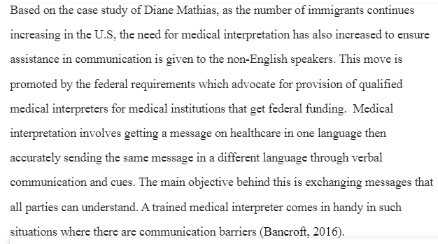 Compare Medical Language Interpretation