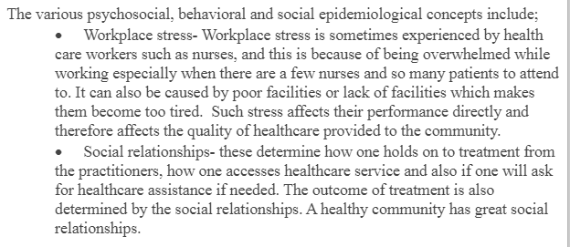 Epidemiology as a Social Science