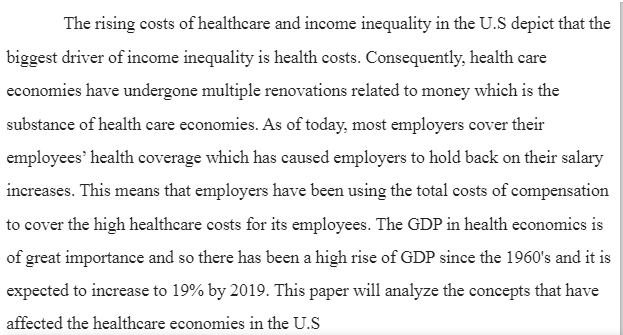 Health Economic Concepts for Healthcare