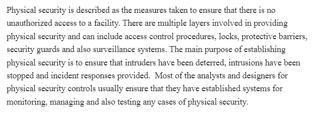 Physical Security Clients Assessment