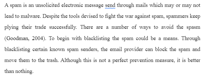 Protecting Spam Activity