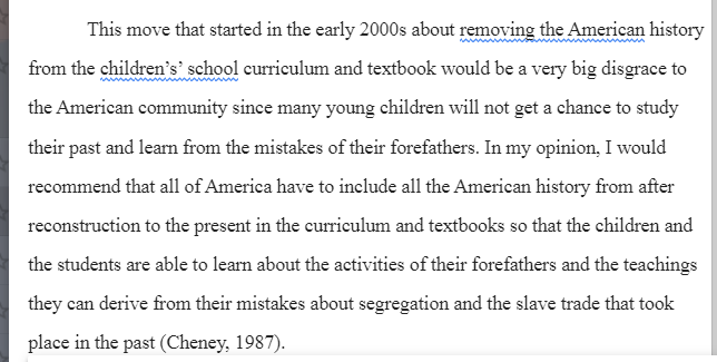 Reason to Teach American History in Schools