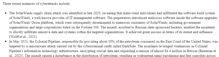 Recent Cyberattacks-ITT-307