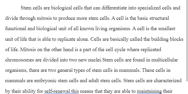 Stem Cells