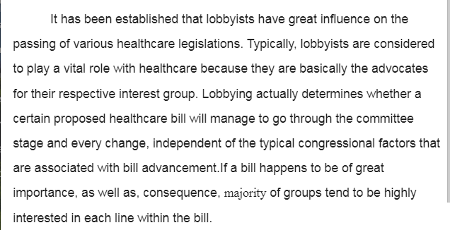 The Myth of Lobbyists