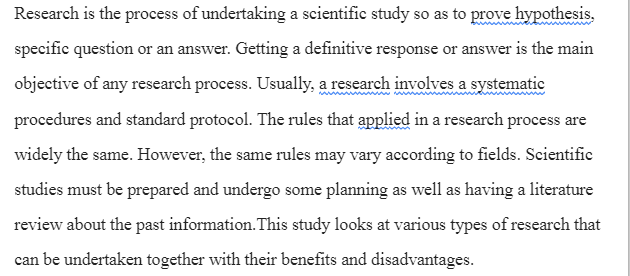 Types Of Research Studies