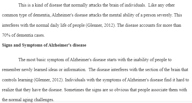 Alzheimer's Disease Epidemiology