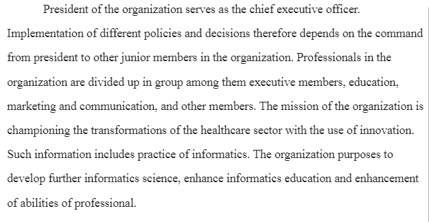 American Medical Informatics Association