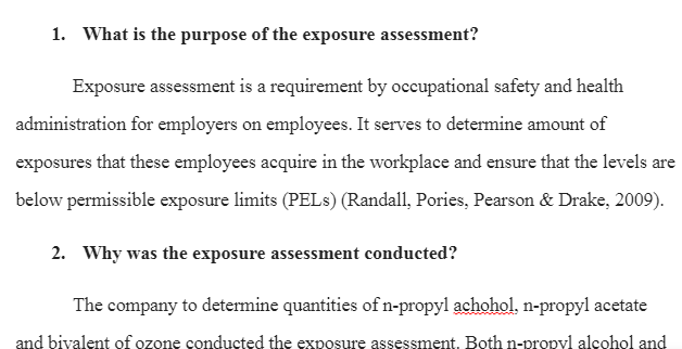 Analysis of an Air-Sampling Report 