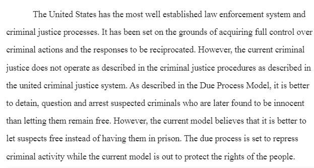 Analyzing U.S Criminal Justice System