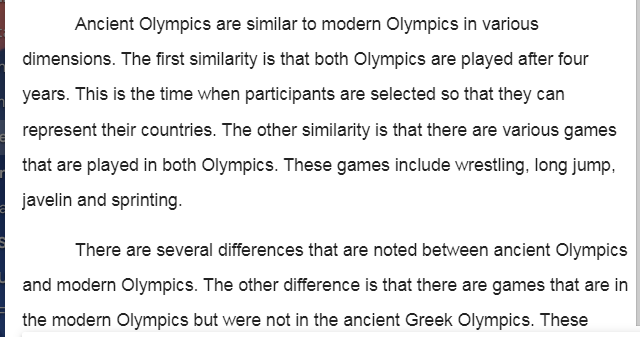 Ancient Greece and Athletics