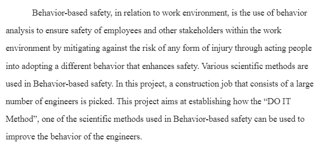 Behavior-Based Safety