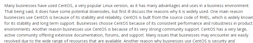 CentOS Linux Version