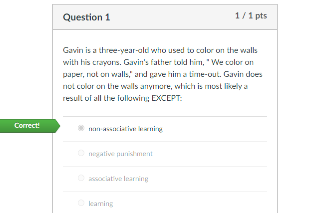 Chapter 6 Homework: Learning-PSYC-101