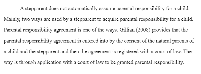 Child Custody and Child Consent