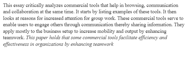 Collaborative Tools