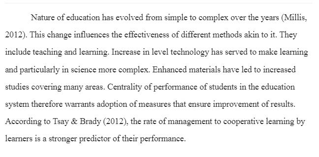 Collaborative Versus Individual Learning