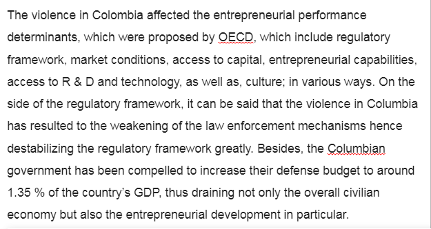 Colombian Entrepreneurial Ecosystem