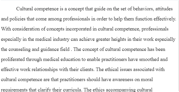 Cultural Competence in Counselling