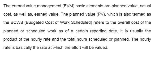 Earned Value Management