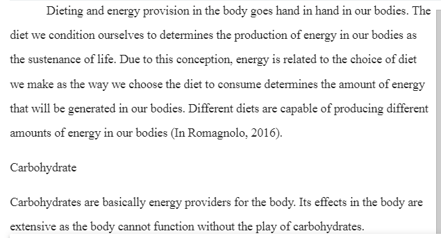 Energy Sources and Energy for Life