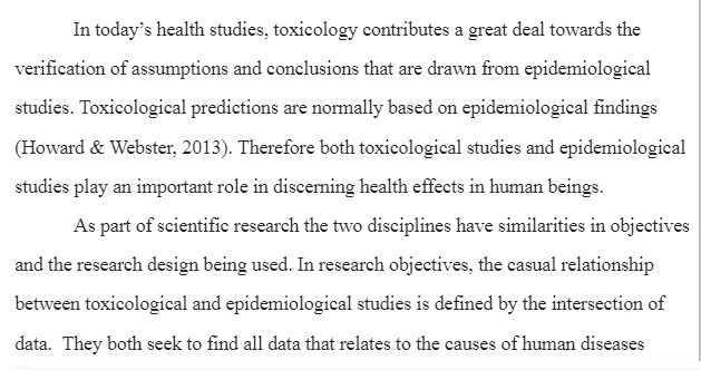 Environmental Epidemiology vs. Toxicology