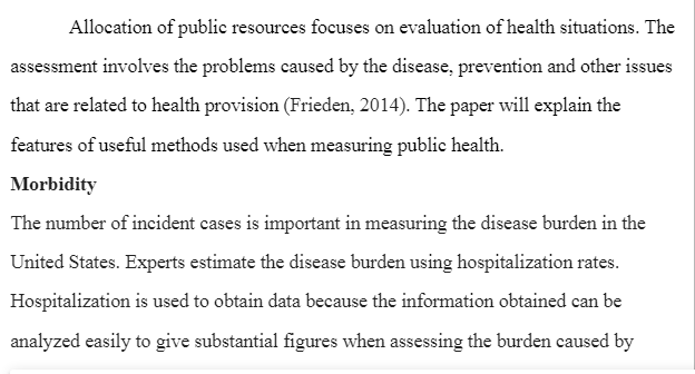 Exploring Indicators of Health Status