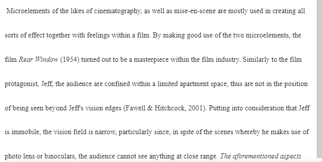 Film Analysis-Rear Window (1954) 