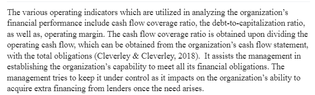 Financial Performance Indicators