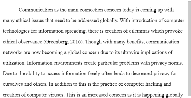 Global Communication Network Ethical Concerns