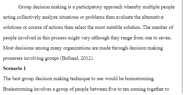 Group Decision-making Techniques