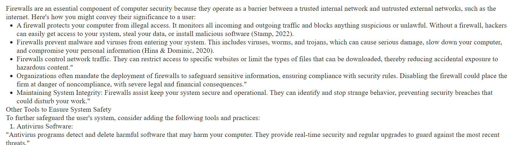 Importance Firewall-ITT-221