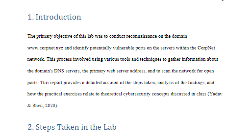 Lab 4.1.7 Perform Reconnaissance with Nmap-INT-268