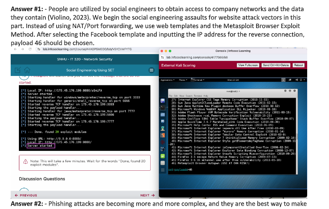 Lab 5: Social Engineering using SET-IT-320