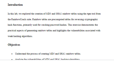 Lab 8-Crack a Password with Rainbow Tables-INT-2681