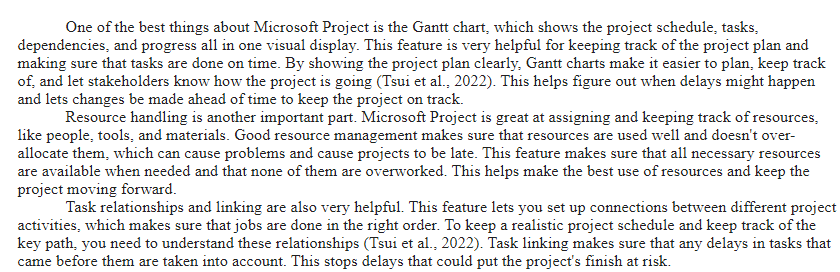 Microsoft Project-Topic 2 DQ 1-BIT-415