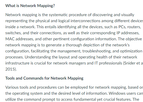 Network Mapping-INT-268