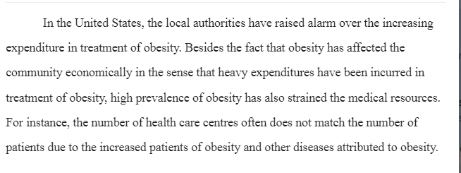 Obesity in America