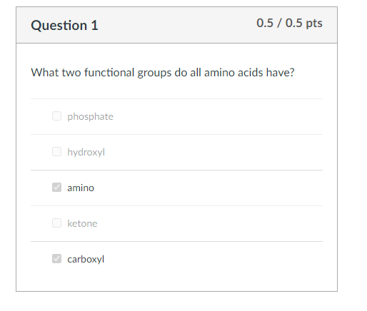 Online Homework 8 - Proteins-BIOL-107