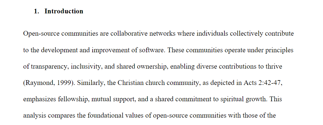 Open-Source and Faith Communities-ITT-221