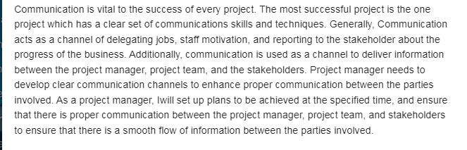 Project Team and Stakeholders Management