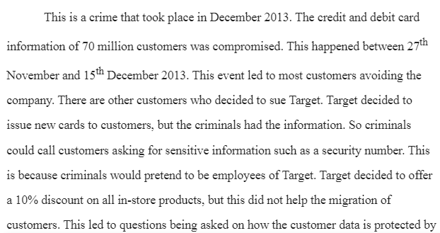 Target Data Breach