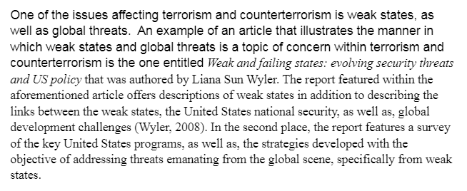 Terrorism and Counter-terrorism