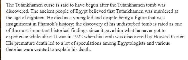 Ancient Mysteries-Tutankhamen