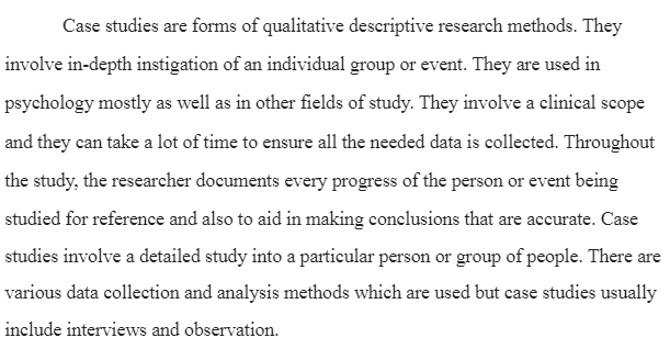 Case Study Research Method