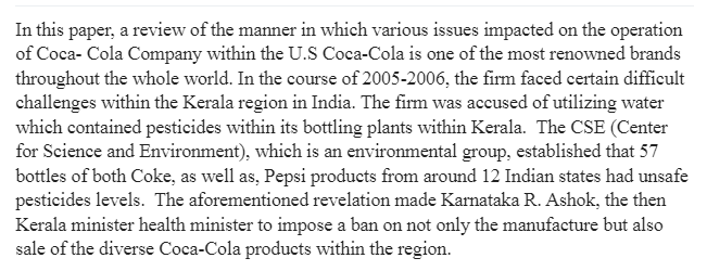 Coca-Cola in India