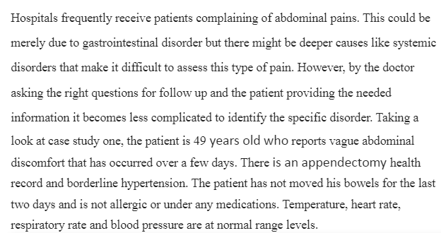 Diagnosing Gastrointestinal Disorders