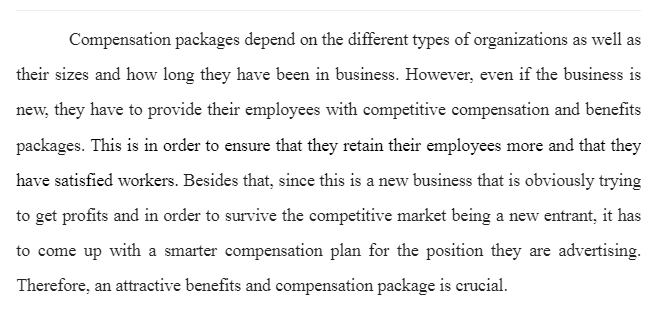 Employee Compensation and Benefits